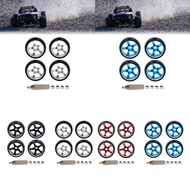 [tenlzsp0bc] 4x Wheel Rims Spare Part Aluminum Alloy Rims for K989 K999 P929 P939 1:28 RC
