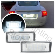 2PCS LED License number Plate Lights lamps For Audi TT 8N MK1 1998-2006 Roadster 8N9 Audi TT Coupe 8