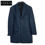 Harris Tweed [人字紋俱樂部] 海軍藍外套，M碼 [二手]