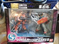 高達機動戰士GUNDAM MIA RX78-2 VS CHAR'S ZAKU2 LIMITED VERSION scale 1:170