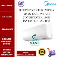 (SEDA NUR) MIDEA 1.0HP R32 INVERTER AIR  COND  MSXS-10CRDN8