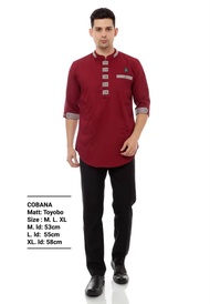 Hmd-Store Baju Koko Pria Style Muslim Pria Baju Koko Dewasa Terbaru 2023 K9722