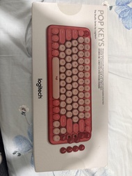 Logitech POP KEYS 無線機械鍵盤 (粉紅色)