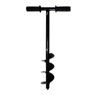 Moon Whistle Manual Earth Auger Fence Post Drill Soil Digger Hole Borer 4" Hand Tool