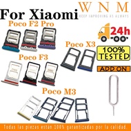 For Xiaomi Poco X3 NFC Poco M3 F3 F2 Pro Sim Card Tray For Xiaomi pocoX3 pocoM3 pocoF3 poco F2PRO K3