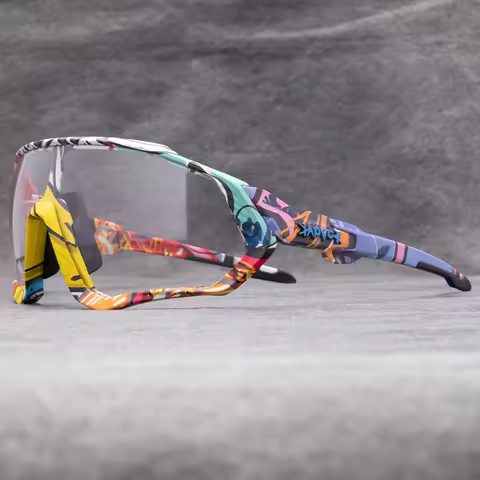 Kapvoe Photochromic Cycling Sunglasses Men Women Road Mtb Mountain Bike Bicycle Glasses Cycling Glas