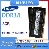 Samsung 8GB DDR3 DDR3L 1333Mhz 1600Mhz PC3 PC3L 10600S 12800S 204PIN SODIMM Laptop RAM Memory 1.5V