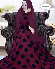 WPS Collection - Gamis Polos - Gamis Wanita Model Terbaru - Gamis Terlaris - Gamis Muslimah Syari -