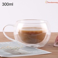 Double Wall Insulated Glasses Espresso Mugs Borosilicate Glass Cups