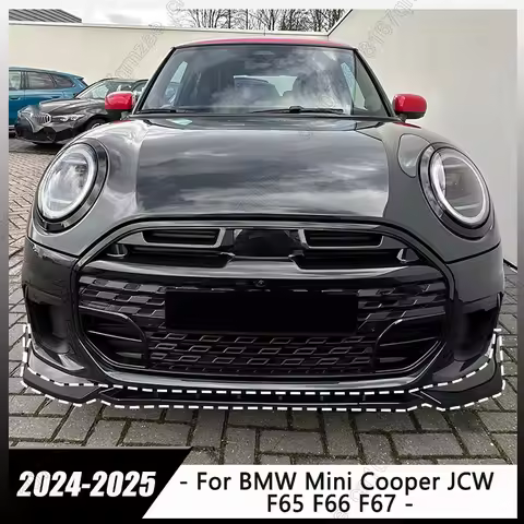 Front Bumper Lip Lower Shovel Spoiler Splitter Diffuser Blade For BMW Mini Cooper JCW F65 F66 F67 20