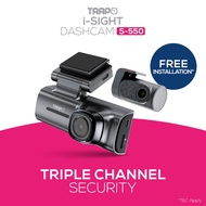 [FREE INSTALLATION] TRAPO i-SIGHT S550 4K Dashcam + Rear Camera / Optional Cabin Camera