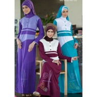 Jubah Dress Muslimah | Baju Dress Wanita Muslimah | Baju Dress Wanita | Jubah Wanita | Jubah Moden Muslimah - Ukhti U117