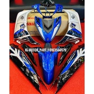 COVER SET LC 135 ORIGINAL V7 HLY V4,V5,V6,V7 BIRU