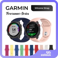 Garmin Forerunner 55 / 165 / 245 / 645 / 570 42mm 20mm Silicone Soft TPU Sport Strap Watch Waterproo