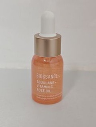 全新拆盒 Biossance Squalane + Vitamin C Rose Oil 12ml Serum no box 角鯊烷VC玫瑰精華油