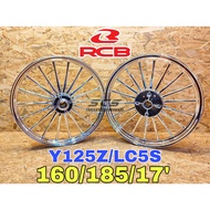 SP188 RCB Sport Rim Yamaha LC5S Y125Z LC135 5Speed 160/185/17' Racing Boy 188 Accessories Motor Chrome LC4S Lagenda SRL