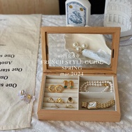Sixi Wood Industry Wooden Jewelry Box Solid Wood Storage Box Jewelry Box Necklace Jewelry Vintage Be