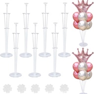 Balloon post, mica post for event decoration, 70cm high (7 branches)