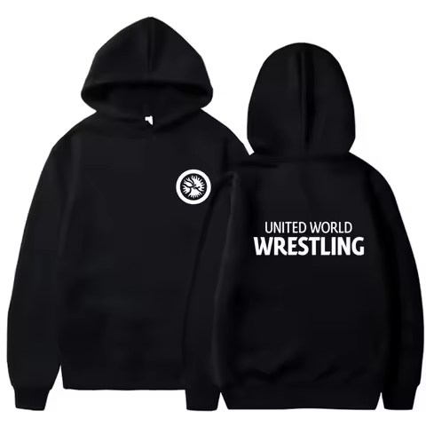 Autumn Winter United World Wrestling Sweatshirt Cool Men Pullover Fashion UWW Hoodies Unisex Streetw