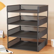 15W1 A4 Desktop Folder Metal File Rack File Box Multi-Layer File Storage Rack Office Folder Storage 
