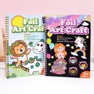 Kids Foil Art Crafts Fun Pasting Activity DIY Art Set for Children
