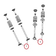 100% ORIGINAL QJ MOTOR AX200S INTAKE & EXHAUST VALVE // 129185470000 / 129195470000 100% ORIGINAL QJ