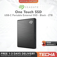 [FREE NEXT DAY] Seagate One Touch | USB-C | Portable External SSD (2TB) (STKG2000400)