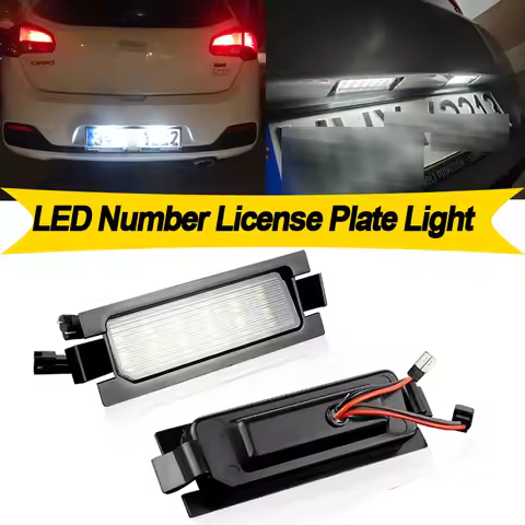 2PCS LED Number License Plate Light For KIA PRO Ceed 2006-2011 For Hyundai i30 gd GD I30 5D Accent E