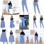 JEANS KULOT / BAGGY JEANS / JEANS ROK / JOGER JEANS / LOVE JEANS KULOT / RAWIS JEANS KULOT
