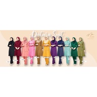 Datura Suit Muslimin Wear Set Warda Baju Wanita Muslimah Bridesmaids Jubah Muslimah Baju Casual Eksklusif Viral terkinii