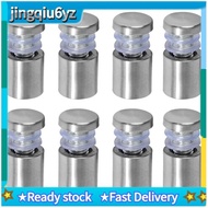 【J&U】3/4 Dia X 1Inch(19x25mm) Standoff Screws Wall Mount Sign Holders Acrylic Glass Nails, 8PCS
