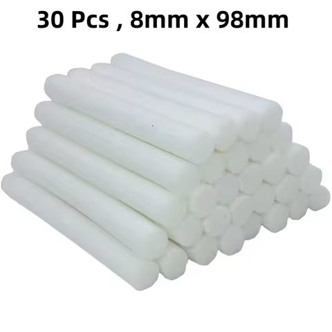 30 Pcs/Pack Humidifier Filter Cotton Refill Travel Mini Humidifier Filters Sticks Car Humidifier Rep