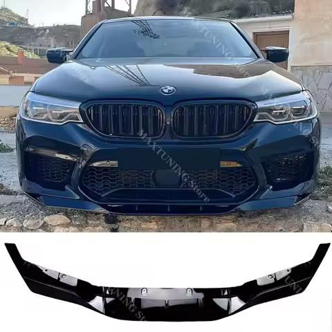 Front Bumper Diffuser Lip For BMW F90 M5 Competition M5 xDrive 2018-2020 Pre-Lci ABS Splitter Spoile