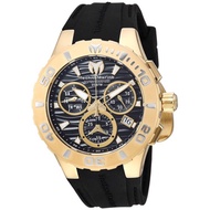 TechnoMarine Cruise Medusa with Silicone Strap and Black Dial TM-115076