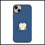 Hybrid Casing Case iPhone 16e 15 14 13 12 11 X Xr Xs Mini Plus Pro Max Snorlax Pokemon HC240