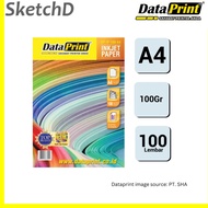 Inkjet Photo Paper A4 100gsm Dataprint Matte Photo Paper Doff 100 lbr
