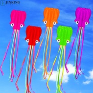 JINKING Octopus Kite Outdoor Toys Flying Tool Long Tail Kite Large Octopus Soft Kite 4M Flying kite