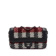 Chanel Multicolor Tweed and Calfskin Coco Corset Flap Dark Silver Hardware, 2016-2017