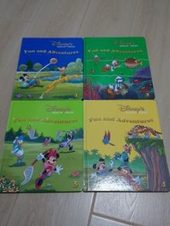 迪士尼 Fun and Adventures 英文故事書 (1-4冊) 英語學習 美語世界 Disney world family English 可配玩 點讀筆