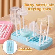 Baby Bottle Air Drying Rack Foldable Baby Bottle Drain Drying Racks Portable Bottle Storage Rack