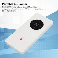 5G WiFi Mobile Hotspot Nano SIM Slot 2.77Gbps DL 1.25Gbps UL 16 Devices Capacity 5G WiFi Router with