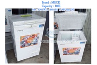 MECK Chest Freezer 100L / MECK Peti Sejuk Beku 100L