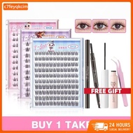 BQI Glue Free False Eyelashes Tweezers Eyelash Adhesive Eye Makeup Cosmetics