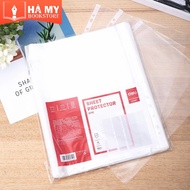 Tấm bảo vệ 11 lỗ A4 Deli 0.035mm trong suốt - 100 cái/túi - E5712