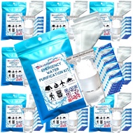 Emergency Water Purification Tablets, Aquatabs 500 pk Water Purifying Tablets, 10pk Whirl-Pak Water 
