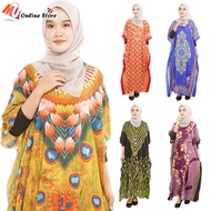 MU BAJU KAFTAN KELAWAR DEWASA FREE SIZE / BAJU KELAWAR LENGAN PENDEK / KAFTAN WANITA / BAJU TIDUR / 