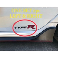 HONDA CIVIC FD2 FK8 TYPE R STICKER ORIGINAL 08F30-SNW-000