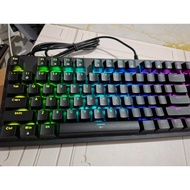 AK104 RGB Mechanical Keyboard | Fullsize 104 Design | Detachable Armrest | Blue switch