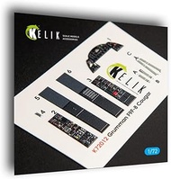 Leskit 1/72 Grumman F9F-8 Cougar Interior 3D Decal for Hasegawa Plastic Model Decal RSKK72012