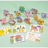 [SG SELLER] Kids birthday party goodie bag pokemon dinosaur DIY figurine puzzle children's day gift